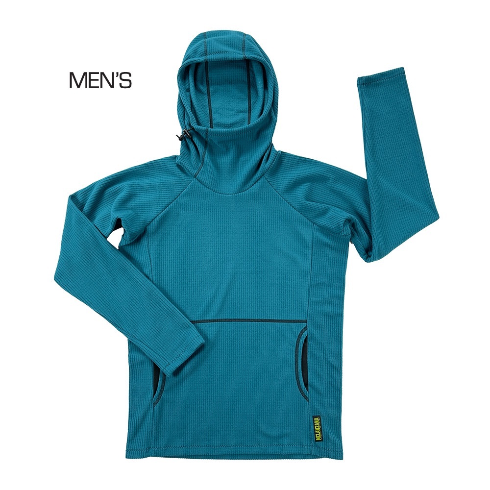 NEW Melanzana Men’s Large Micro Grid Hoodie V2